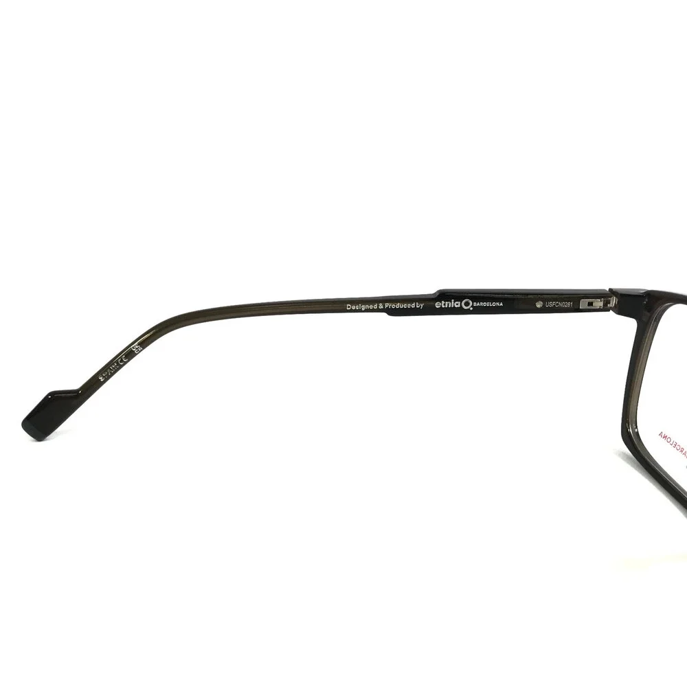 Etnia Barcelona Eyeglasses Frames JULIO BRGY Brown Gray Rectangle 57-15-148